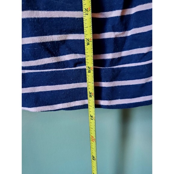 Ampersand Avenue Navy Pink Double Hood L/S Striped Hoodie Pockets Size XXXL - Picture 10 of 13